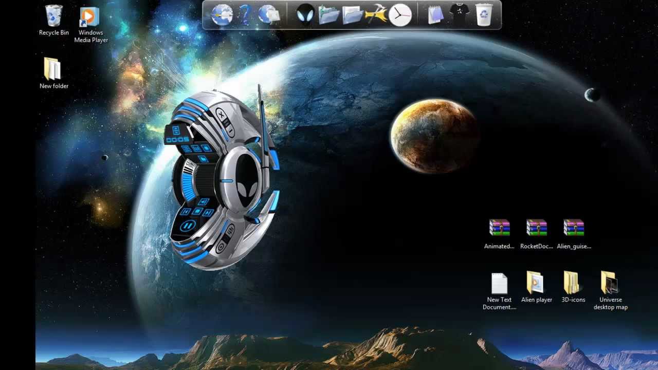 1280x720 Windows Theme How To Install Animated Icons For Rocketdock