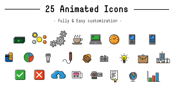 590x300 Animated Icons