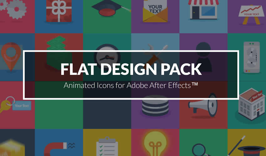 850x500 Free Animated Icon Packs For Adobe After Effects