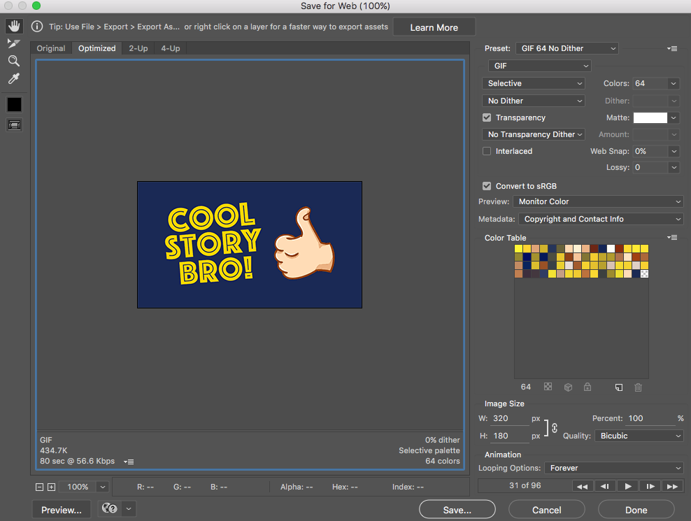 988x745 Making Animated Gifs From After Effects Comps