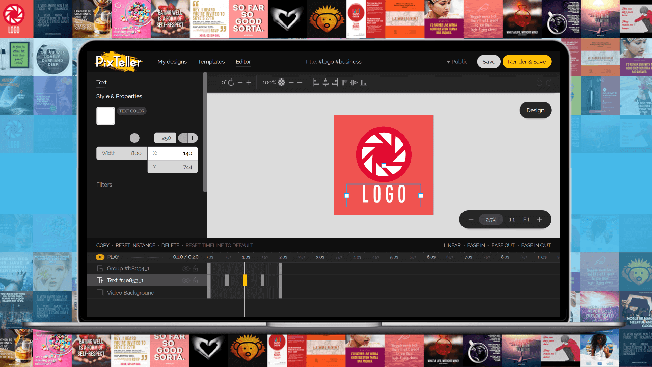 1280x720 Free Animated Logo Maker Create Animated Logos With Pixteller