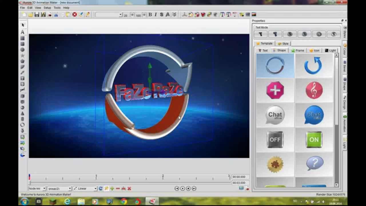 1280x720 Animated Icon Maker