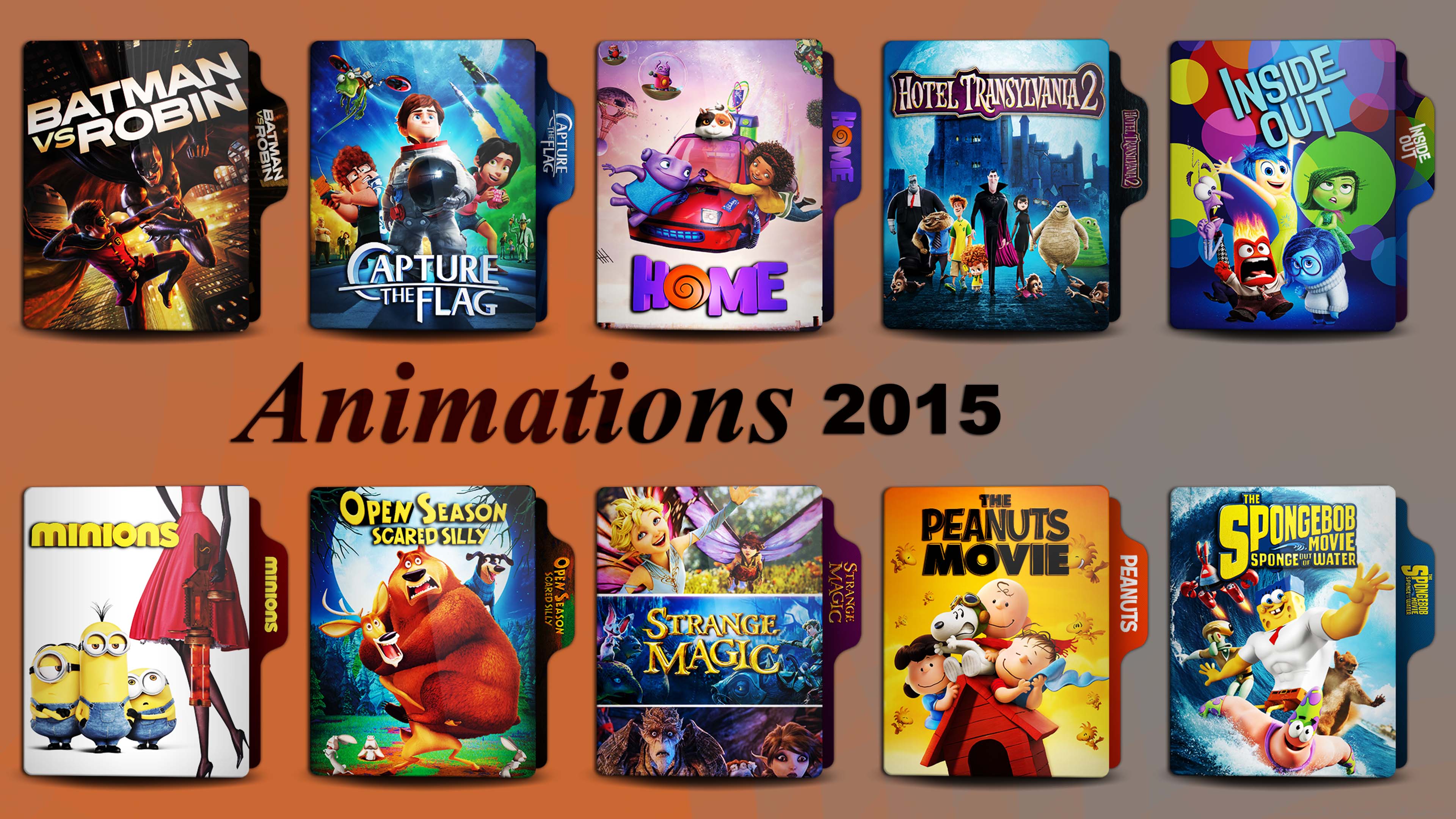 3840x2160 Animation Movies Folder Icon Pack