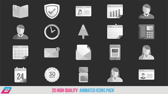 590x332 Animated Icons Pack