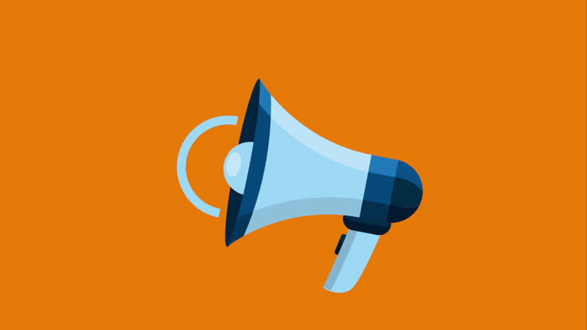 852x480 Speaker Icon Design, Video Animation Stock Footage Video