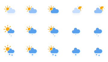 360x209 Free Animated Weather Icons