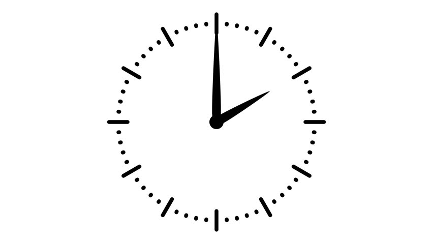 852x480 Stopwatch Animated Icon Clock With Stock Footage Video