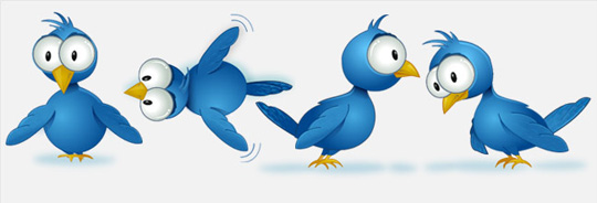 540x184 Free Twitter Icon Sets