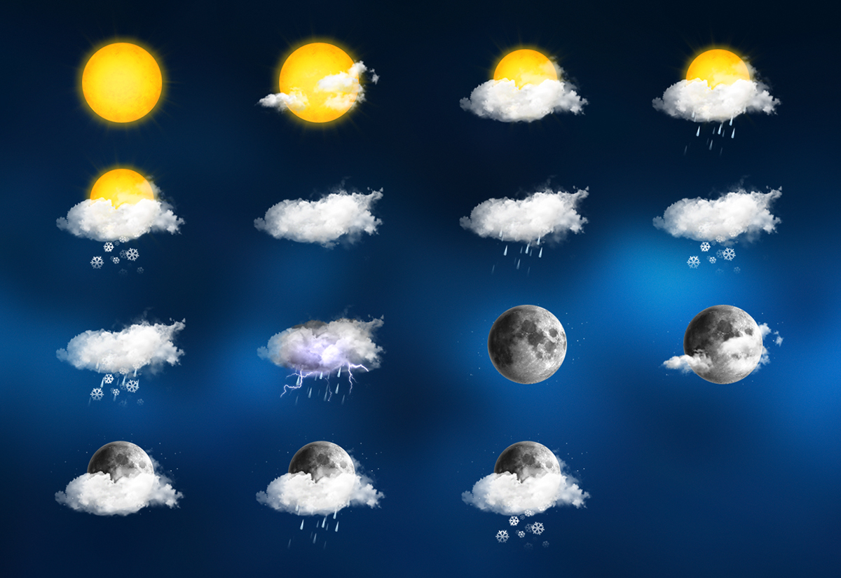 1200x825 Animated Weather Icons On Behance