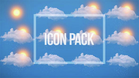 590x332 Realistic Animated Weather Icon Pack And Weather Logo