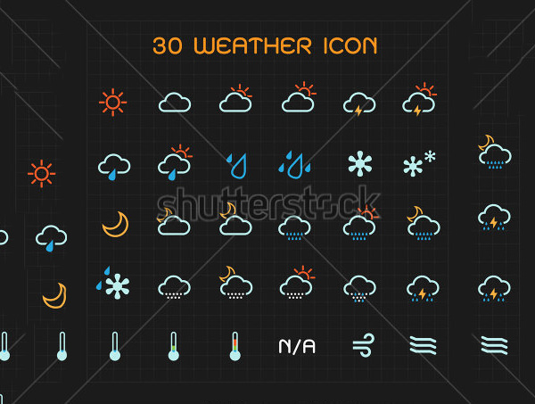 600x453 Weather Icons
