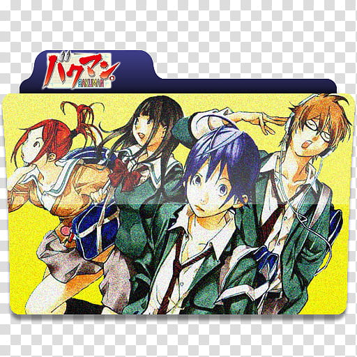 512x512 Anime Folder Icons Bakuman S, Anime Character Folder Icon