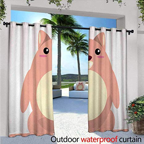 466x466 Anime Outdoor Free Standing Outdoor Privacy Curtain