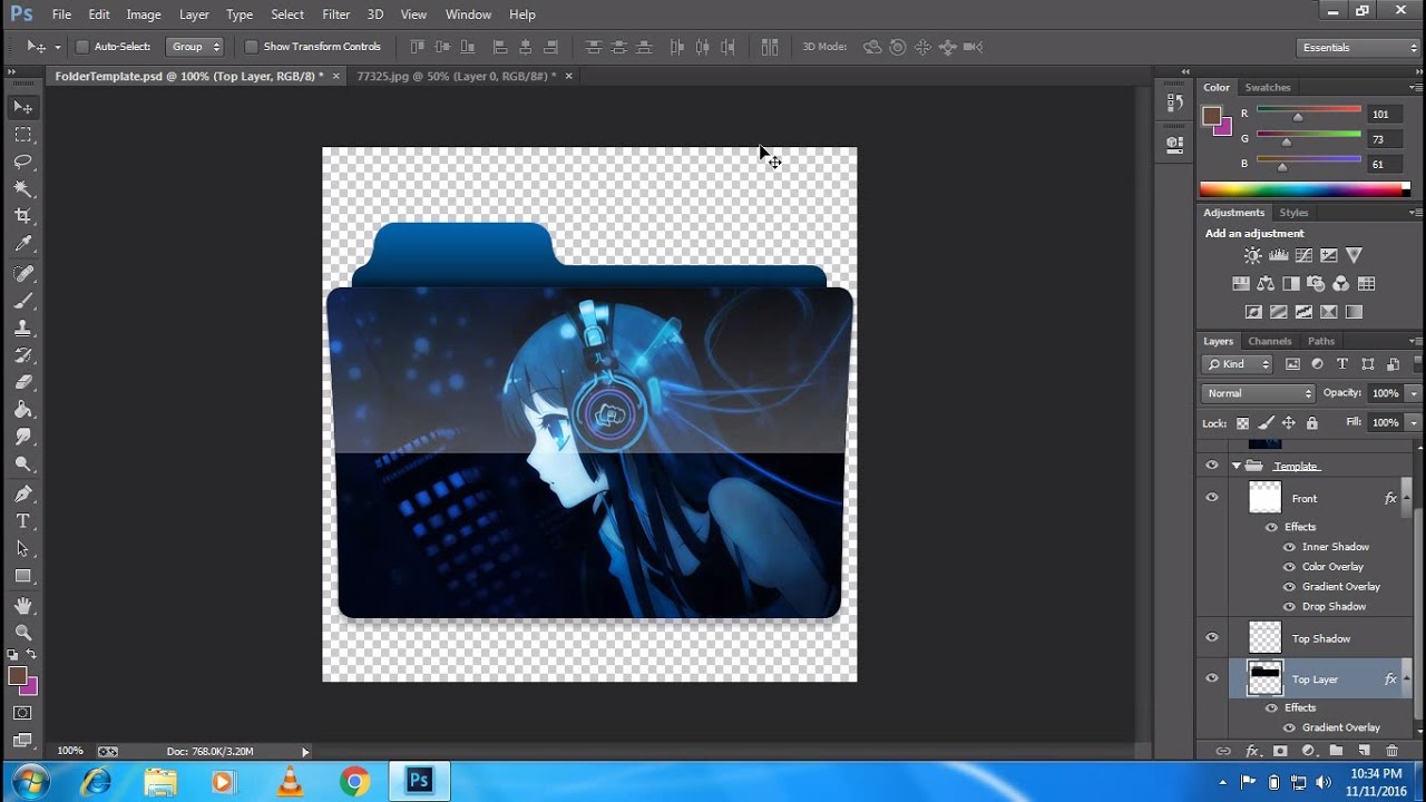 1280x720 How To Make Anime Folder Icons