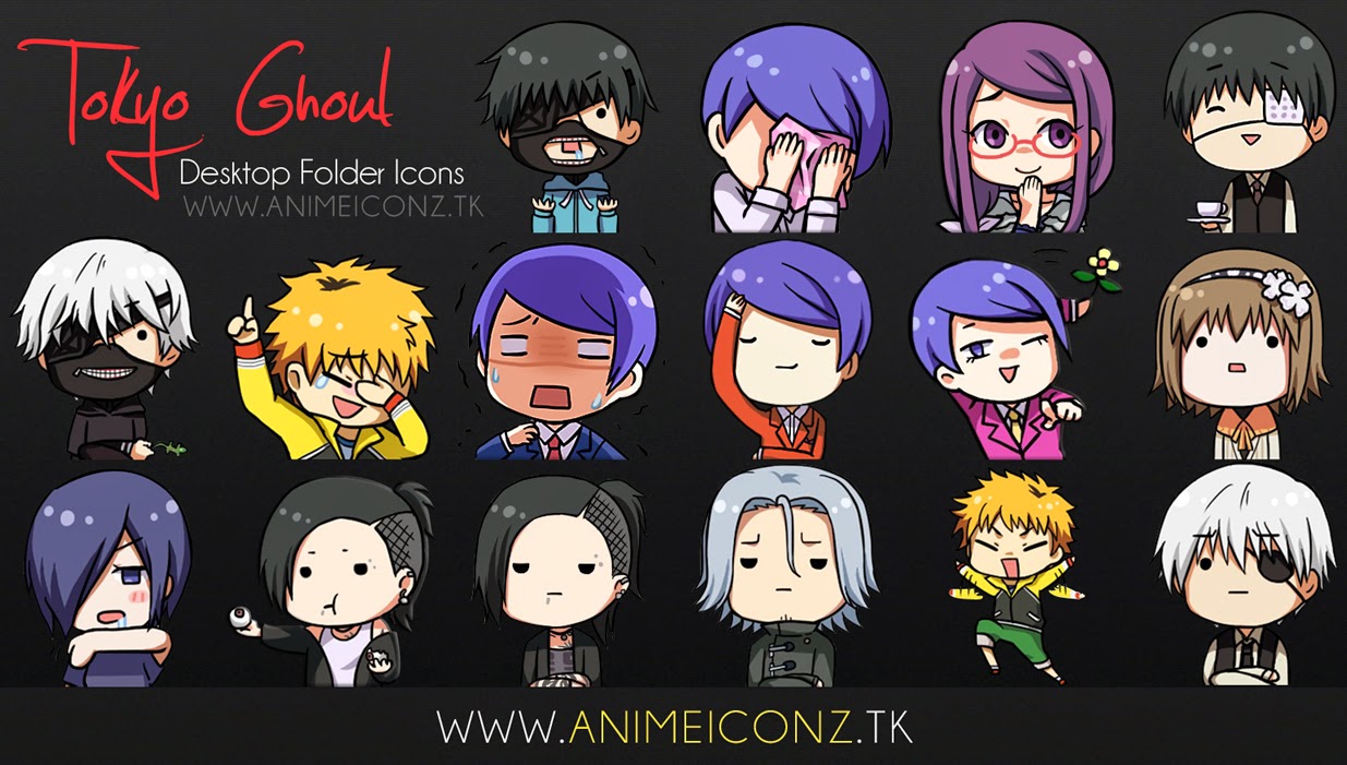 1235x701 Tokyo Ghoul Desktop Folder Icon