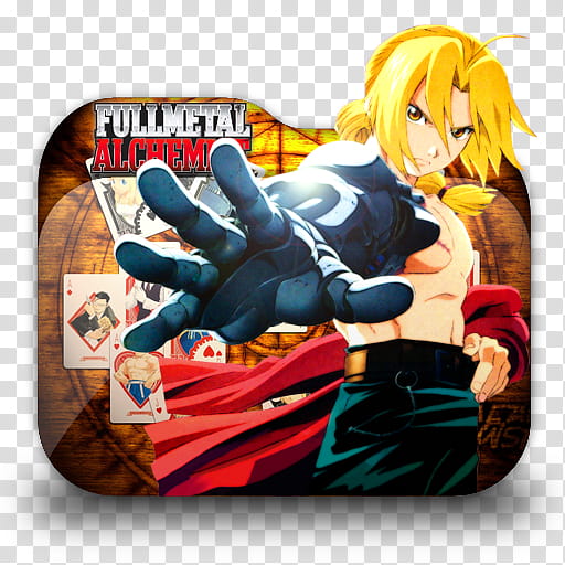 512x512 Top Anime Folder Icon, Fullmetal Alchemist Folder Transparent