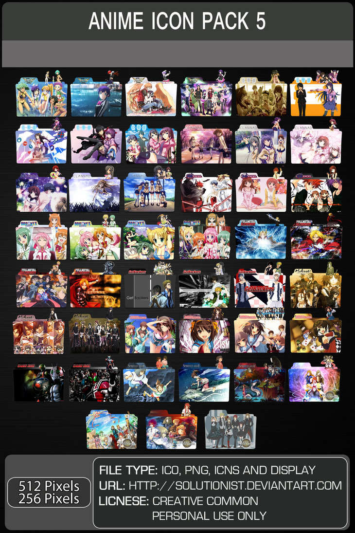 730x1095 Icon Folder Anime Icon Pack Anime Folder Icon Share