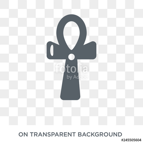 500x500 Ankh Icon Trendy Flat Vector Ankh Icon On Transparent Background