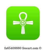 180x195 Free Art Print Of Ankh Ancient Egyptian Symbol With Effect