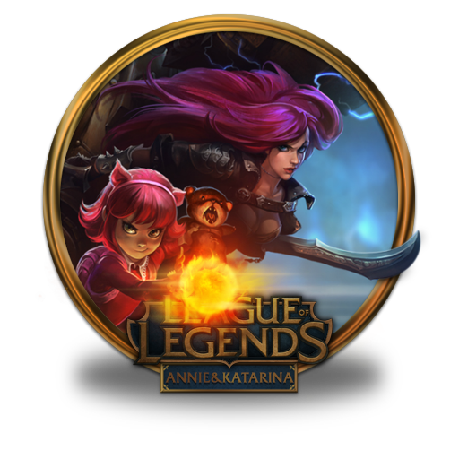 512x512 Annie Katarina Icon League Of Legends Gold Border Iconset