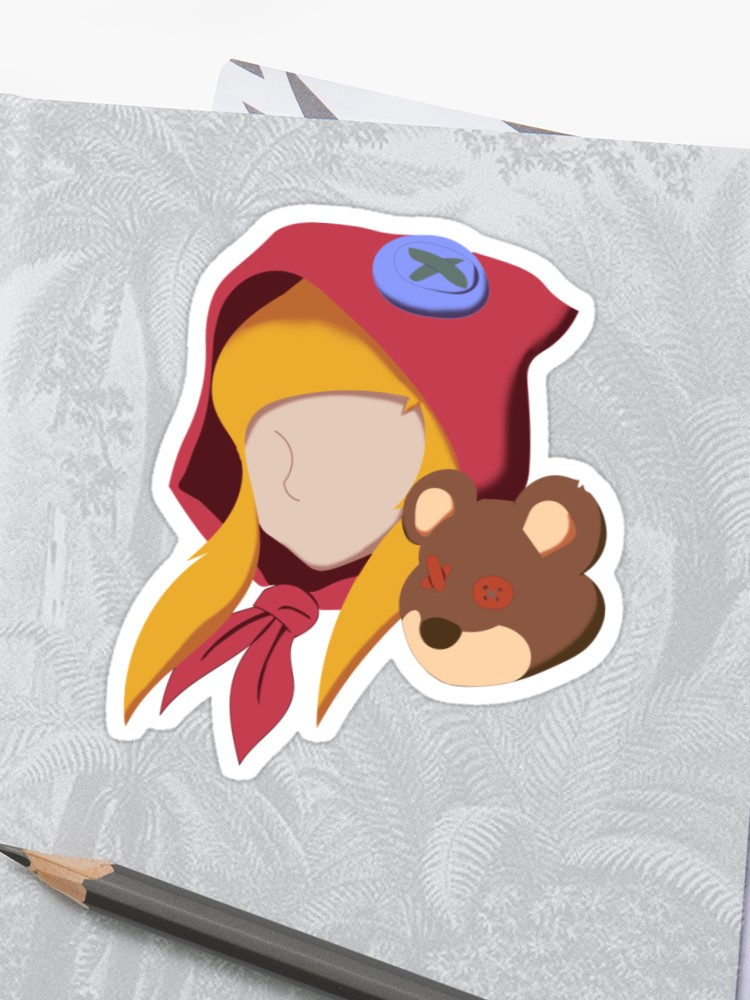 750x1000 Red Riding Annie Icon Sticker