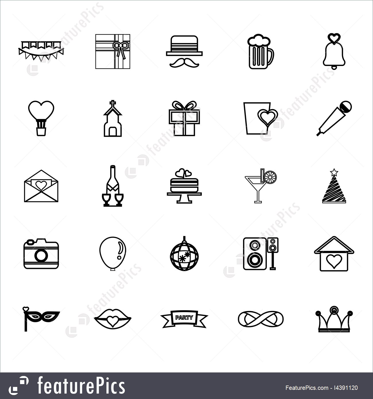 1300x1392 Anniversary Icons Illustration