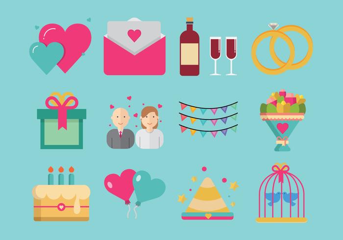 700x490 Party And Anniversary Icon Vectors