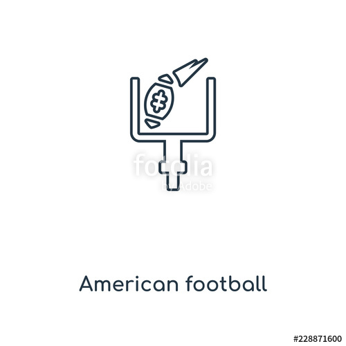 500x500 American Football Annotation Icon Vector Stock Image And Royalty