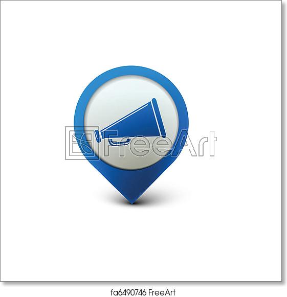 561x581 Free Art Print Of Announcement Icon Freeart