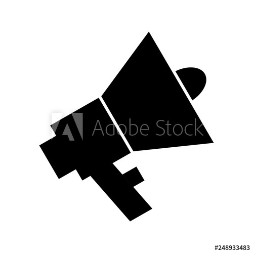 500x500 Vector Announcement Icon