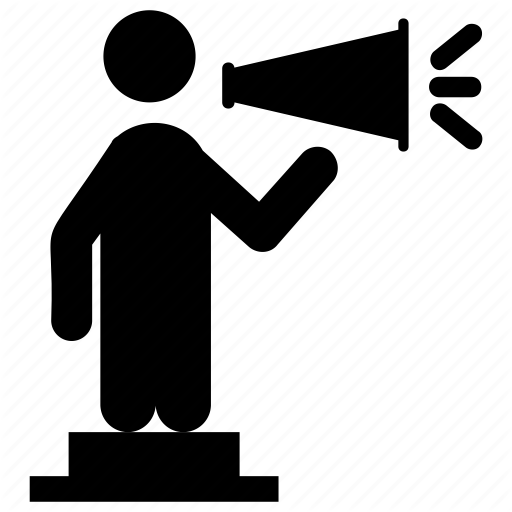 512x512 Announcement, Announcer, Man Announcing, Social Media, Special