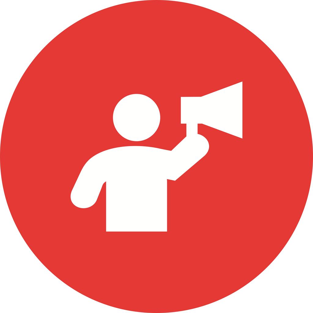 1024x1024 Announcement Flat Round Icon