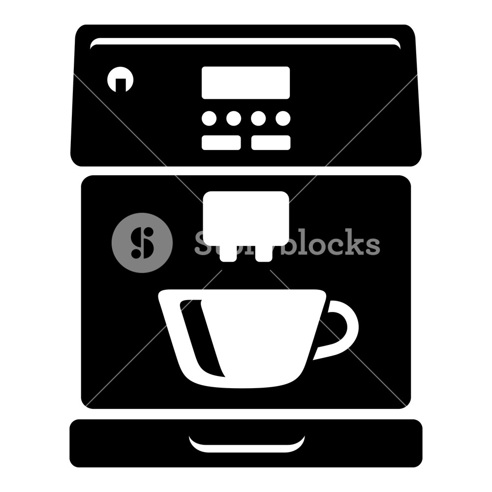 1000x1000 Coffee Machine Icon Simple Illustration Of Coffee Machine Vector