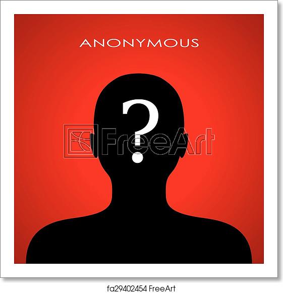 561x581 Free Art Print Of Anonymous Icon Anonymous Vector Icon Freeart