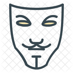 256x256 Anonymous Icon Of Colored Outline Style
