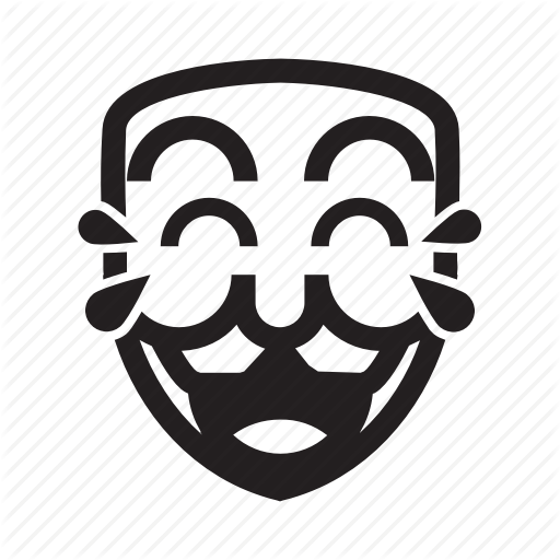 512x512 Anonymous, Emoticon, Laugh, Lol, Mask Icon