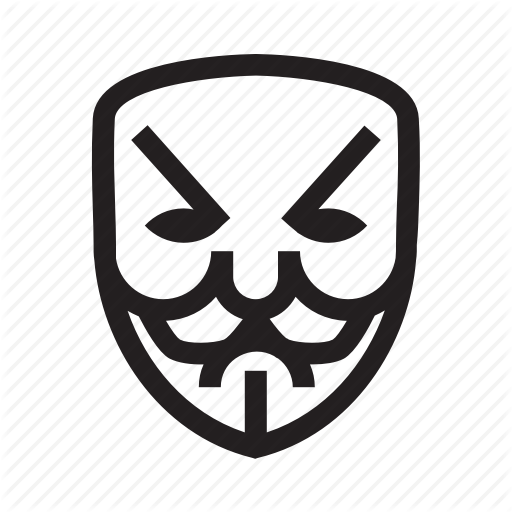 512x512 Angry, Anonymous, Emoticon, Hacker, Mask Icon