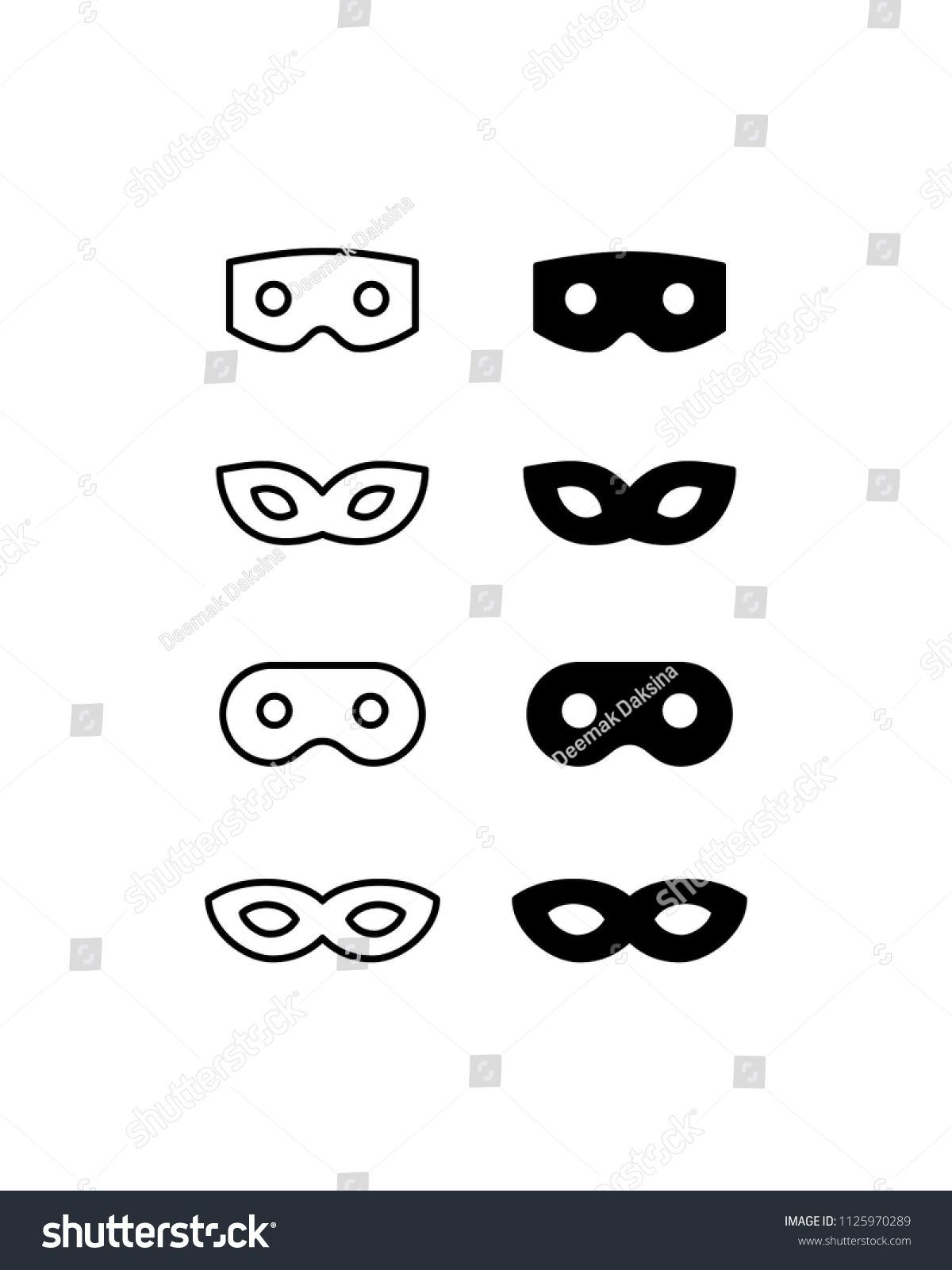 1200x1600 Mask Icon Set Mask, Zorro, Carnival, Costume, Halloween