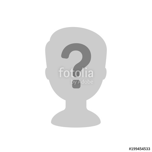 500x500 Male Profile Silhouette With Question Mark Anonymous Icon