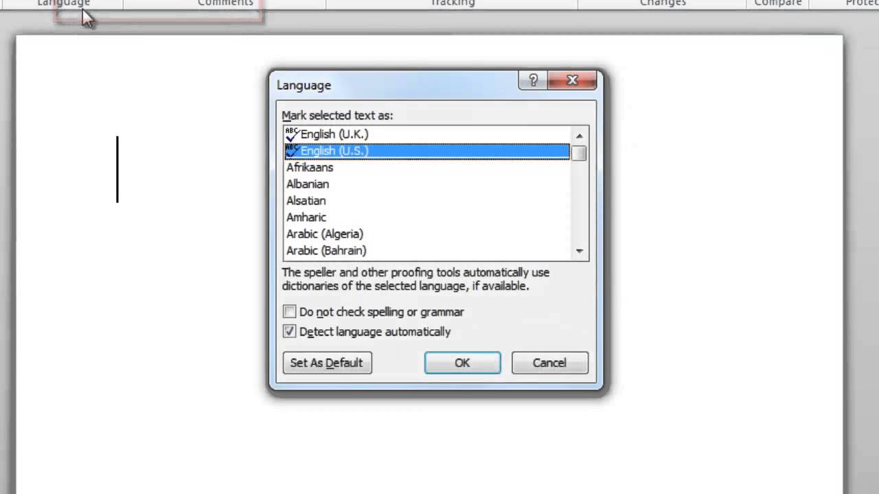 1280x720 How To Change Microsoft Word Language