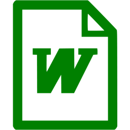 256x256 Green Word Icon