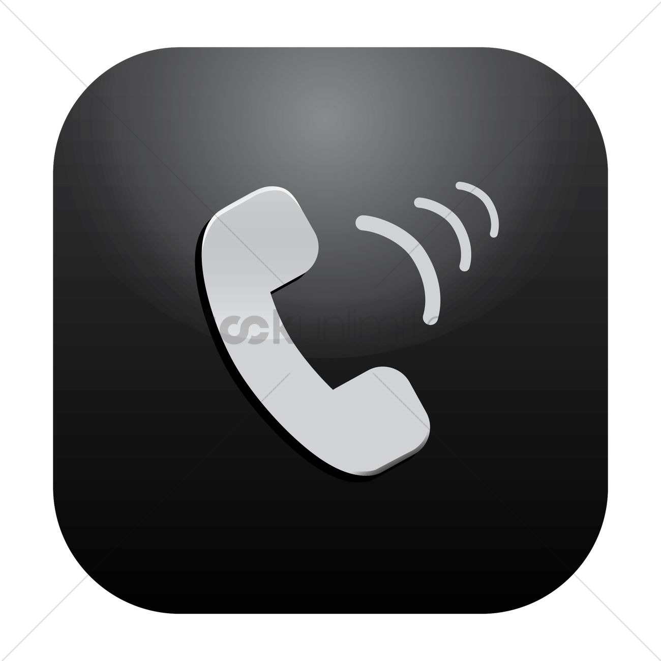 1300x1300 Call Answer Icon Vector Image