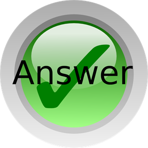 300x300 Answer Png, Clip Art For Web