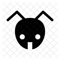 Ant Icon Of Glyph Style 256x256 Ant Icon Of Glyph Style