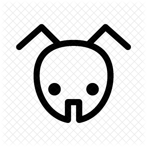 Ant Icon Of Line Style 512x512 Ant Icon Of Line Style
