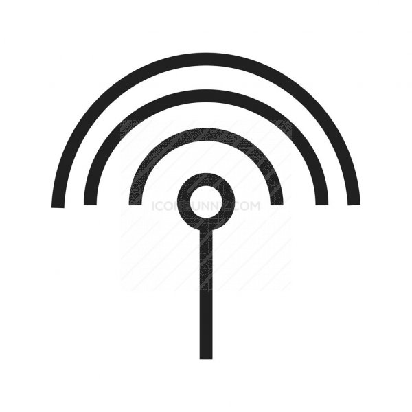 600x600 Settings Input Antenna Line Icon
