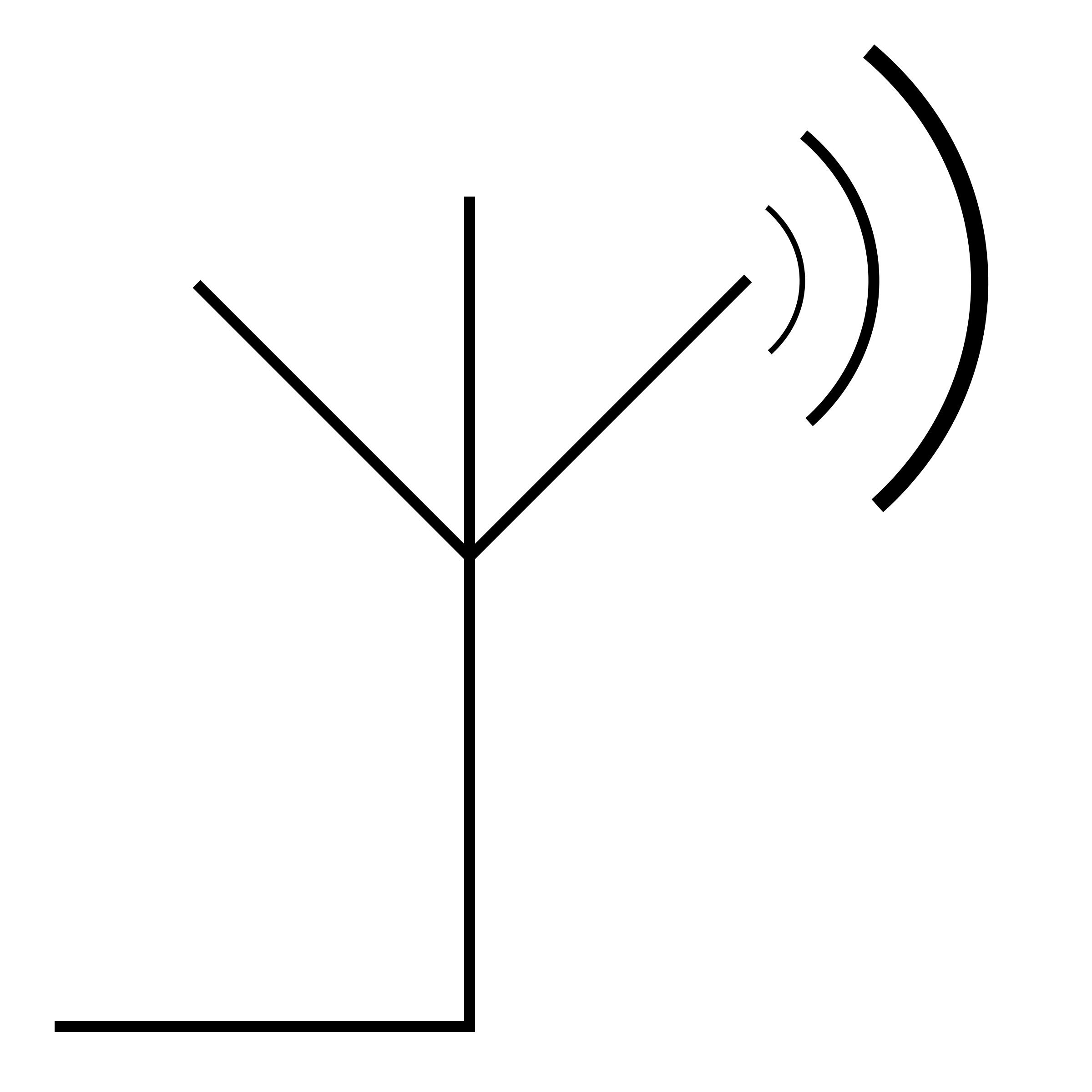 2400x2400 Transmitting Antenna Symbol Icons Png