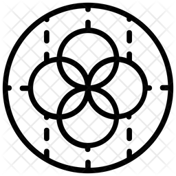 256x256 Anthropology Icon Of Line Style