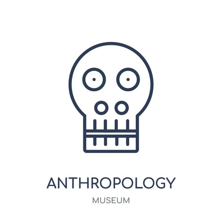 450x450 Anthropology Icon Anthropology Linear Symbol Design From Museum