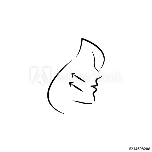 500x500 Facelift Icon Element Of Anti Aging Icon For Mobile Concept